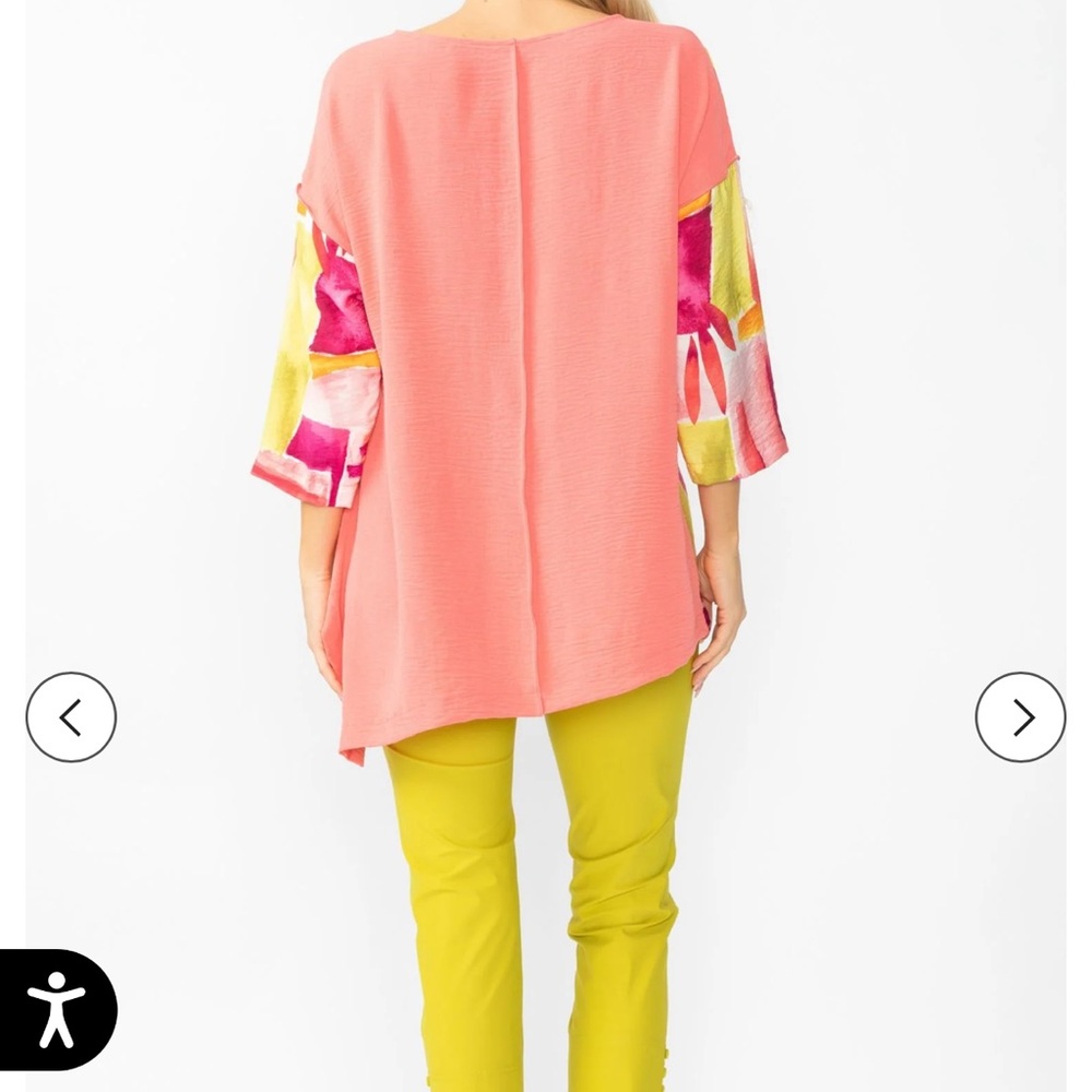 Colorful Abstract Women's Top - Picture 2 of 7